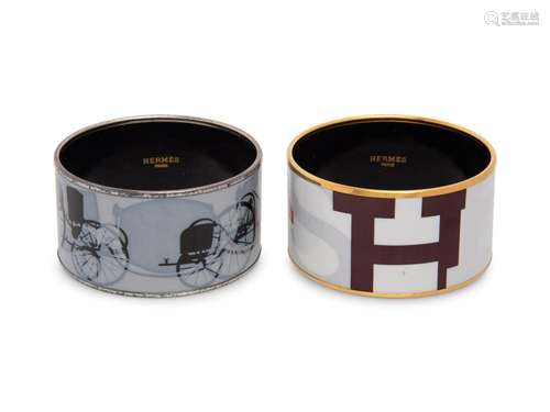 Two Hermes Bracelets