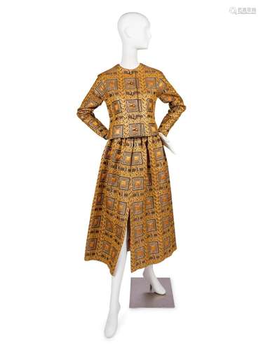 Lanvin Demi-Couture Two-Piece Ensemble, c. 1968