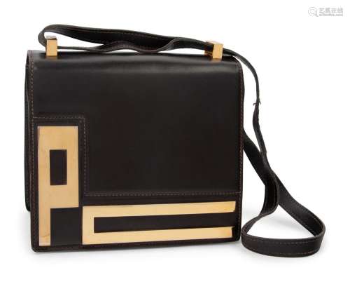 Pierre Cardin Leather Bag, 1960s