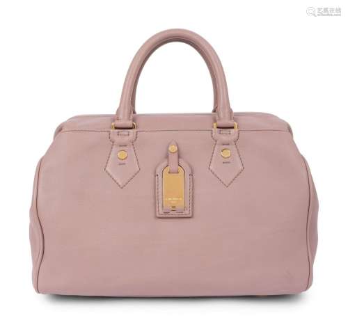 Louis Vuitton Rose Calf Leather Cinema Bag with Canvas Cushi...