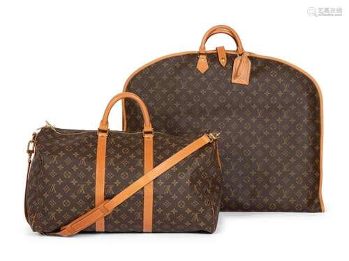 Louis Vuitton Duffle and Garment Bag, 1998