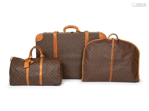 Three Pieces of Louis Vuitton Luggage, 1982-83
