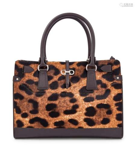 Salvatore Ferragamo Animal Print Bag, 2000s