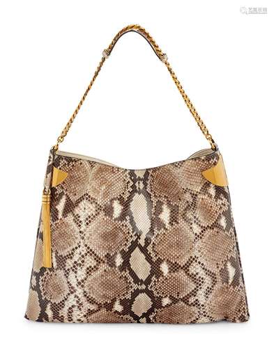 Gucci Snakeskin Flat Bag, 2000s