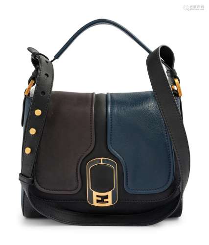Fendi Leather Flap Bag, 2010s