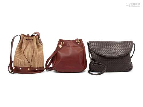 Three Bottega Veneta Bags, 1980-90s