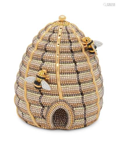 Judith Leiber Collector's Edition Beehive Minaudiere