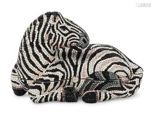 Judith Leiber Collector's Edition Zebra Minaudiere