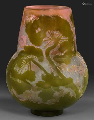 Jugendstil-Ziervase von Emile Gallé