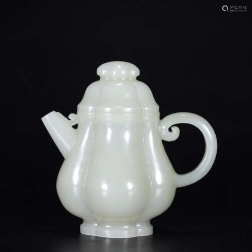 Old Collection Hetian Jade Wine Cup