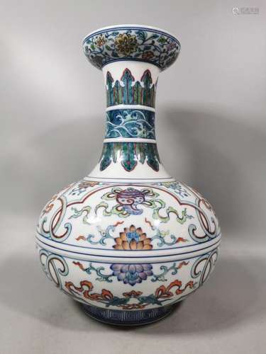 Doucai Eight Treasures Vase