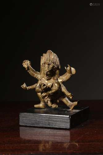 Bronze Mahakala Buddha Ornament