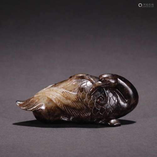 Hetian Jade Goose Carvings