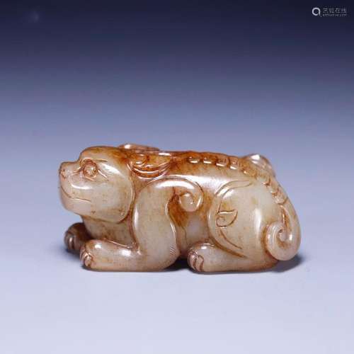 jade child mother auspicious beast