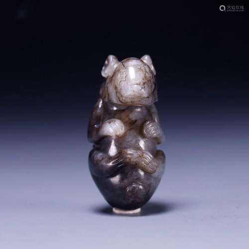 Hetian Jade Bear