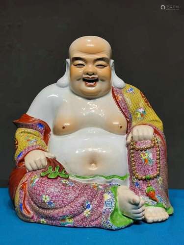 Pastel Maitreya Buddha Zeng Longsheng