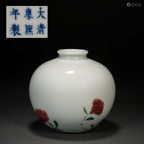 Qing Su three-color flower pot