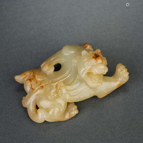 Han Hetian jade evil spirit beast