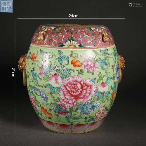 Falangcai Glaze Flower Fruits Box