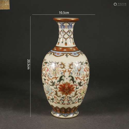 Falangcai Glaze Flower Vase