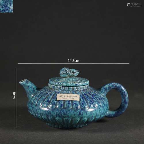 Lujun Glaze Tea Pot