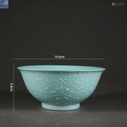Turquoise Glaze Bowl