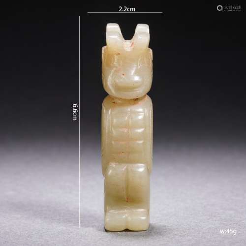 Jade Carving of A Figurine