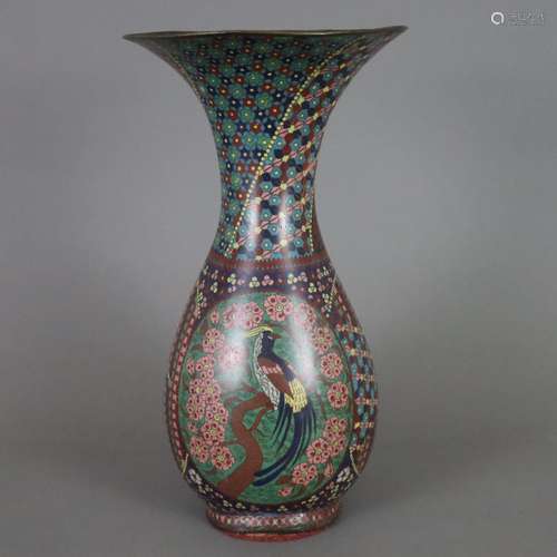 Große Cloisonné-Vase - Japan