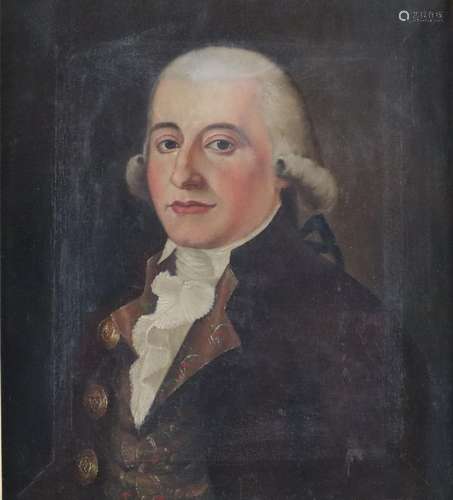 Bildnismaler -um 1800 - Portrait des Barmer Fabrikanten Wilh...