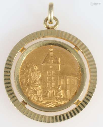 Gold coin / 986 gold medal the count town on the Lower Rhine...