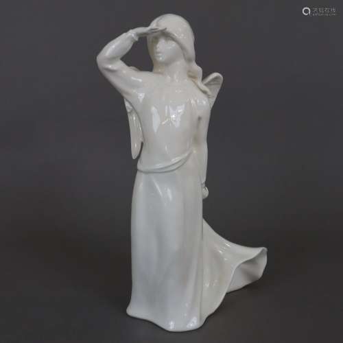Figur "Engel" - Goebel, Keramik, weiß glasiert, ge...