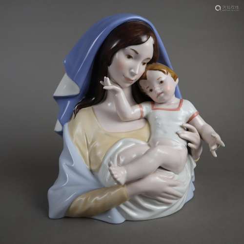 Porzellanskulptur Madonna mit Kind - Goebel, Entwurf von A. ...