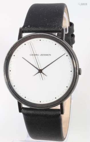 Georg Jensen men`s wrist watch #318, Herren Armbanduhr,