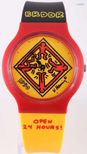 Keith Haring Chaos Watch Edition artist`s wrist watch, BRDDR...