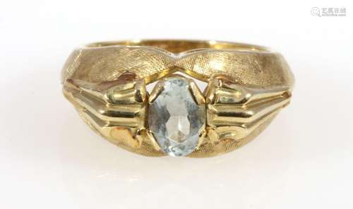 585 gold zirconia ring, 14K Gold Ring Zirkonia,