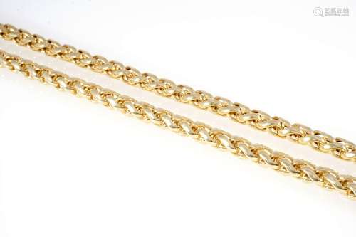 333 gold bracelet / necklace, 8K Gold Kordelkette / Halskett...