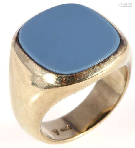 333 gold solid signet ring, 8K Gold massiver Siegelring,