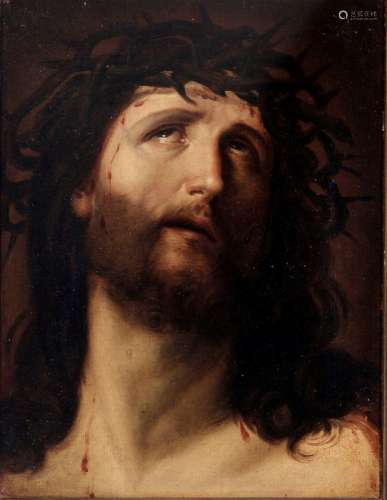 Old master 17/18th century Jesus Christ with crown of thorns...