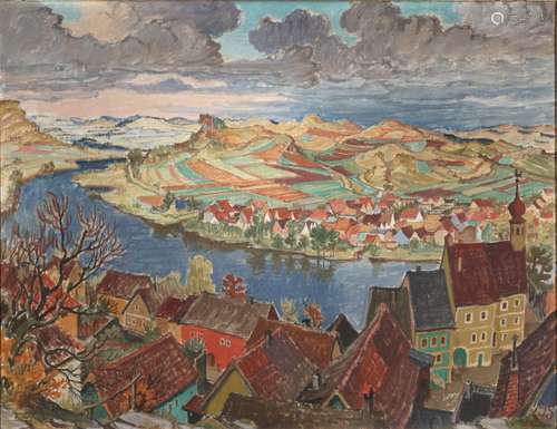 Johannes Sass (1897-1972) city and land of the bavarian Ostm...