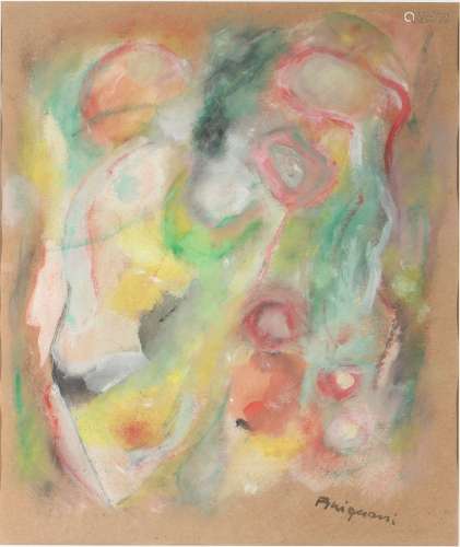 Serge Brignoni (1903-2002) abstract composition, abstrakte K...