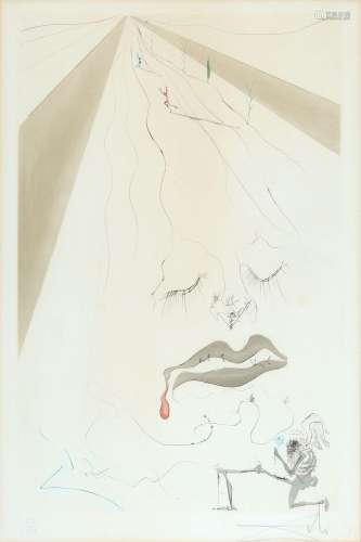 Salvador Dali (1904-1989) transfiguration, Verklärung,