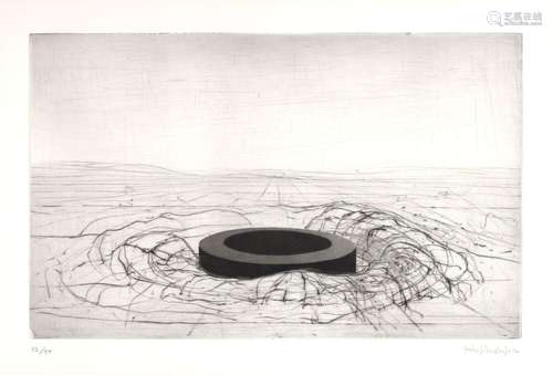 Rudolf Schoofs (1932-2009) lithography abstract composition ...