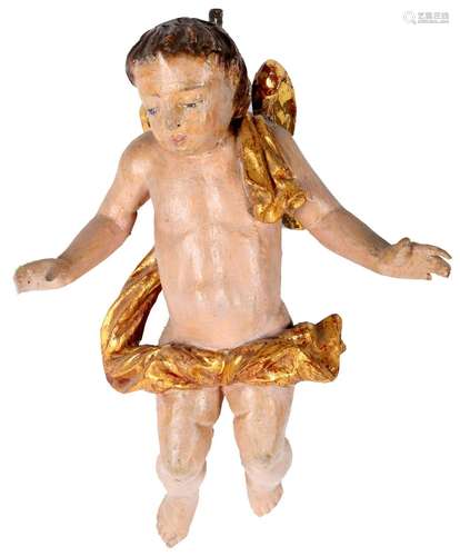 Baroque cherub 18th century, Barock Putto Engel 18. Jahrhund...