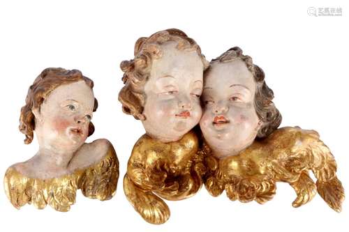 2 cherub sculptures 19th century, Putti Engel Skulpturen 19....