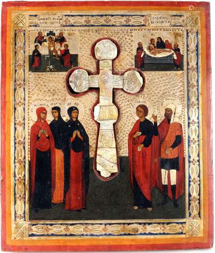 Russia icon Crucifixion of Christ 19th century, Russland Iko...