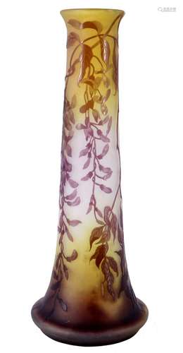 Emile Galle (1846-1904) monumental art nouveau vase "47...