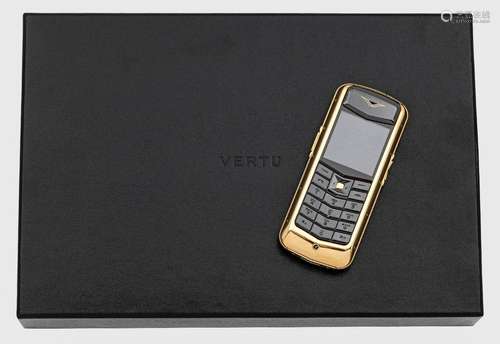 Luxuriöses Gold-Handy von VERTU-"Constellation" vo...