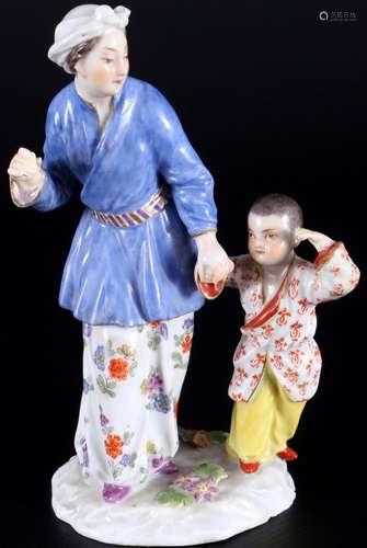 Meissen Foreign Nations japanese woman with child 1st choice...