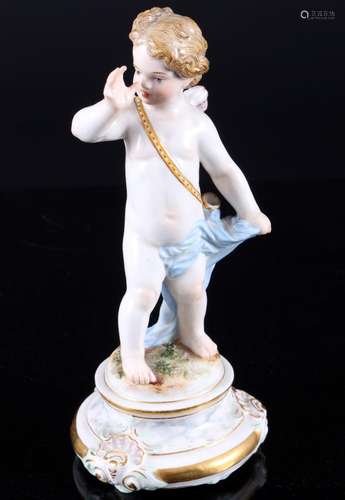 Meissen mocking cupid 1st choice, knob mark, Amor eine Nase ...