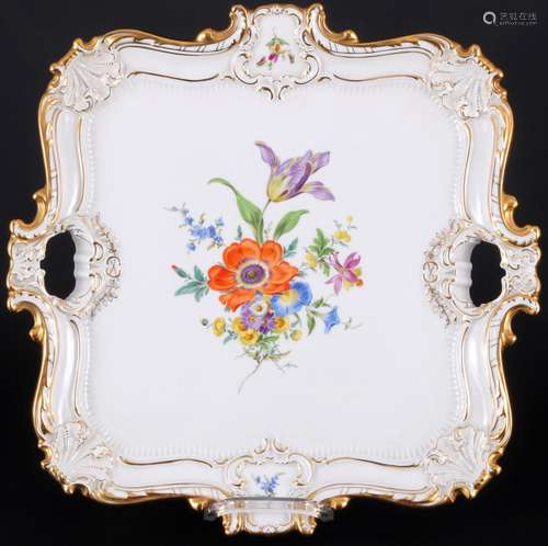 Meissen Flowers Bouquet large splendor tray, großes Prunktab...